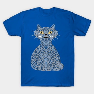 Knotty Cat - grey T-Shirt